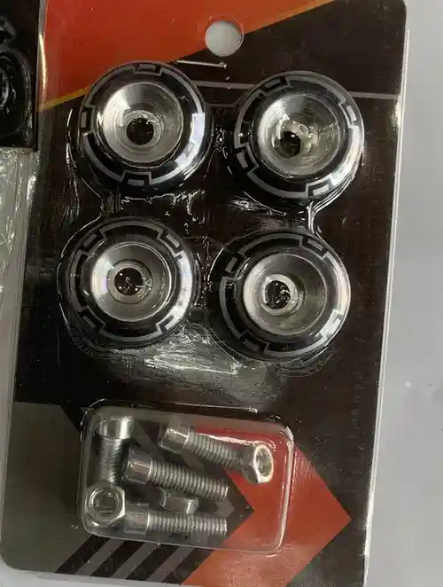 طبات براغي نوع 1 - الإكسسوارات - عادي – تصنع من مواد مثل الألمنيوم المخرط عالي الجودة أو الفولاذ المقاوم للصدأ.