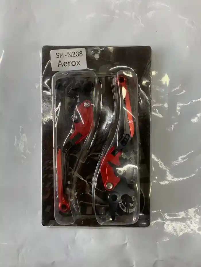 أذرع القابض والفرامل Aerox - الإكسسوارات - عادي – تُستخدم الأذرع للتحكم في القابض والفرامل الأمامية، مما يساعد السائق على تغيير ال...