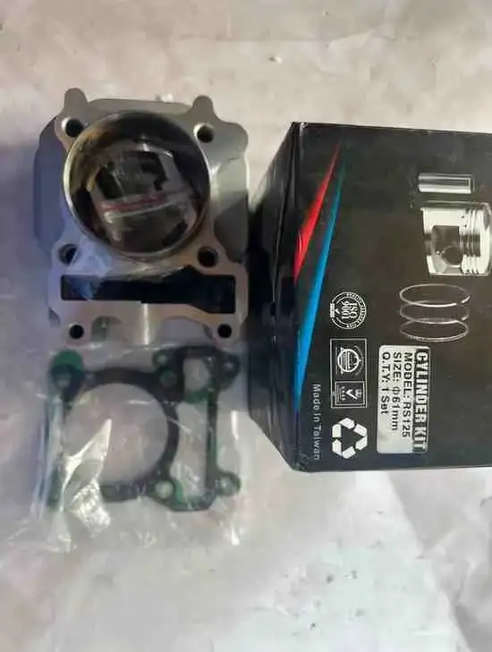 أسطوانة 61مم لدراجات SWEET 125cc - قطع المحرك - عادي – أسطوانة 61مم لدراجات SWEET 125cc، تشكّل حجرة المحرك وتضمن احتراقًا فعالًا وأداءً...