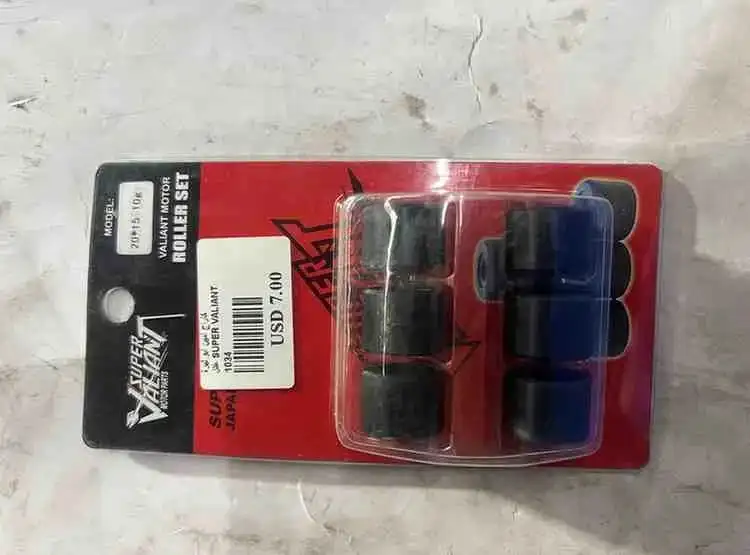 رولات فاريتور V150 وزن 10غ - قطع المحرك - عادي – رولات فاريتور وزن 10غ لدراجات V150، توفر تسارعًا سلسًا وأداءً ثابتًا للفريواتور.