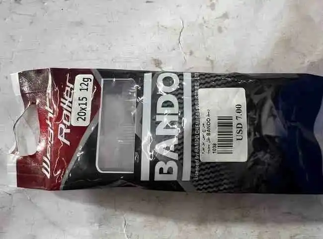 رولات فاريتور كبيرة 12غ – نسخة Bando – V150 - قطع المحرك - اقتصادي – رولات فاريتور كبيرة وزن 12غ نسخة Bando لدراجات V150، توفر تسارعًا سلسًا وأداء مح...