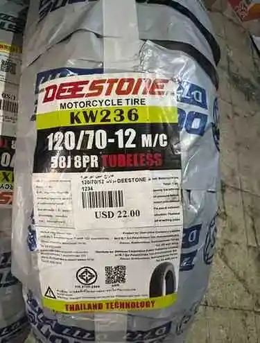 إطار 120-70-12 - العجلات والإطارات - عادي – إطار 120-70-12 للدراجات، يوفّر تماسكًا ممتازًا وثباتًا وأداءً متينًا